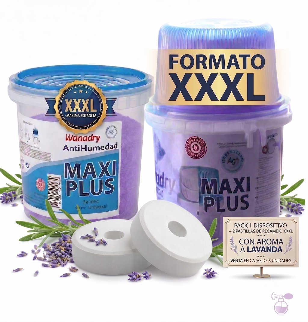 ANTIHUMEDAD MAXI PLUS LAVANDA PACKS AHORRO