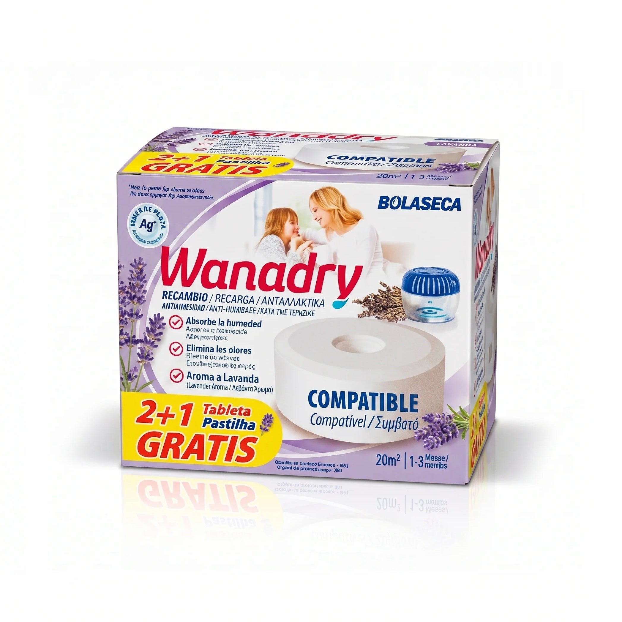 PACK 2+1 COMPATIBLE LAVANDA WANADRY