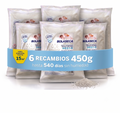 PACK 6 RECAMBIOS 450GR NEUTRO WANADRY