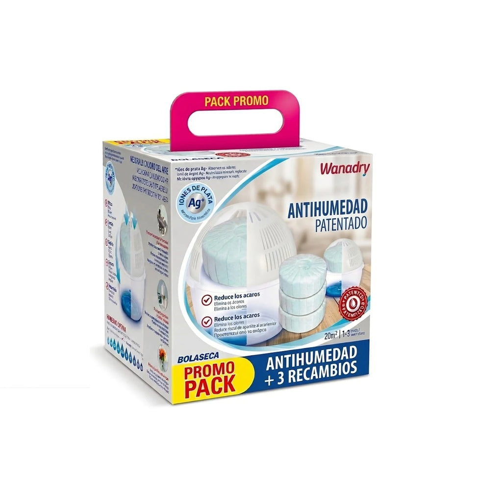 WANADRY DISPOSITIVO 3 PACK AHORRO + 9 RECAMBIOS OFICIAL DIRECTO