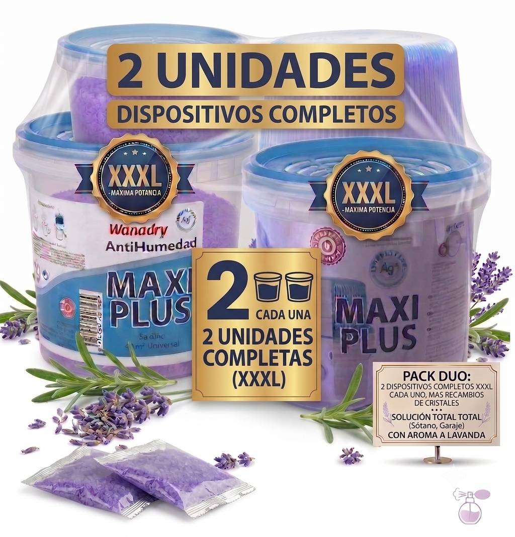 ANTIHUMEDAD MAXI PLUS LAVANDA PACKS AHORRO