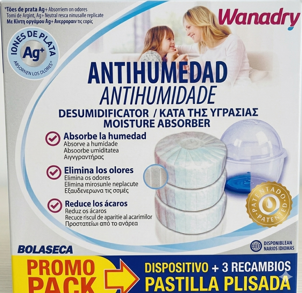 Wanadry Antihumedad Pack Aparato + 3 Recambios