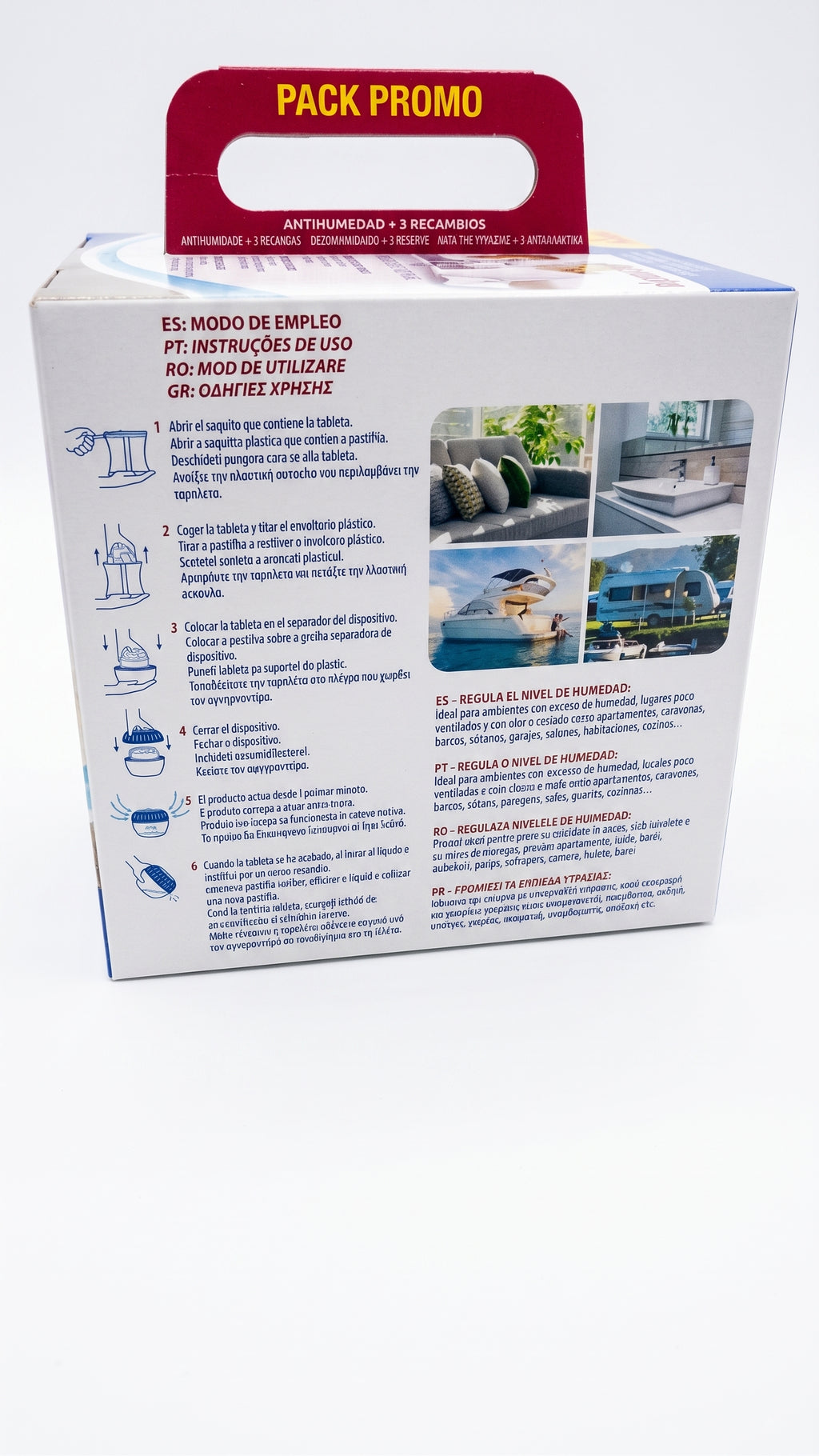 Wanadry Antihumedad Pack Aparato + 3 Recambios