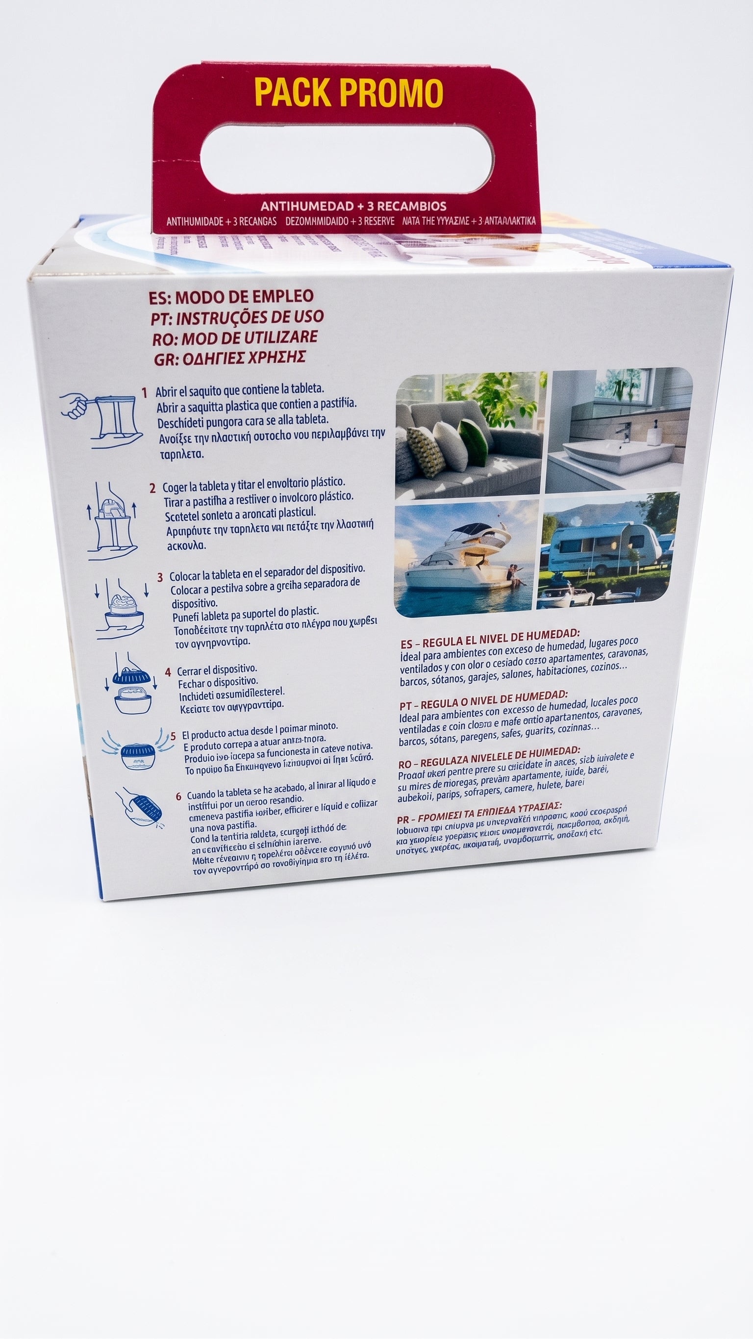 Wanadry Antihumedad Pack Aparato + 3 Recambios