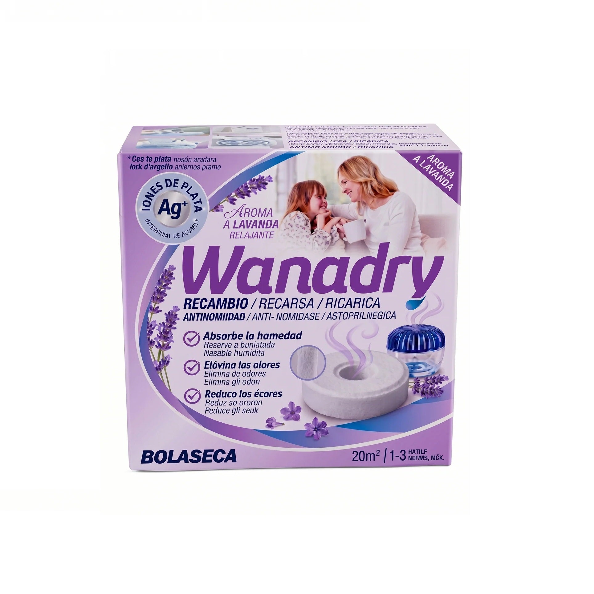 RECAMBIO PASTILLA COMPATIBLE LAVANDA 425G WANADRY