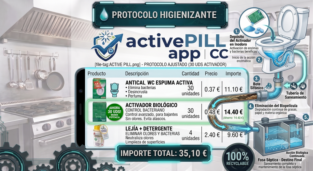 PROTOCOLO ENZIMATICO HORECA ACTIVE PILL