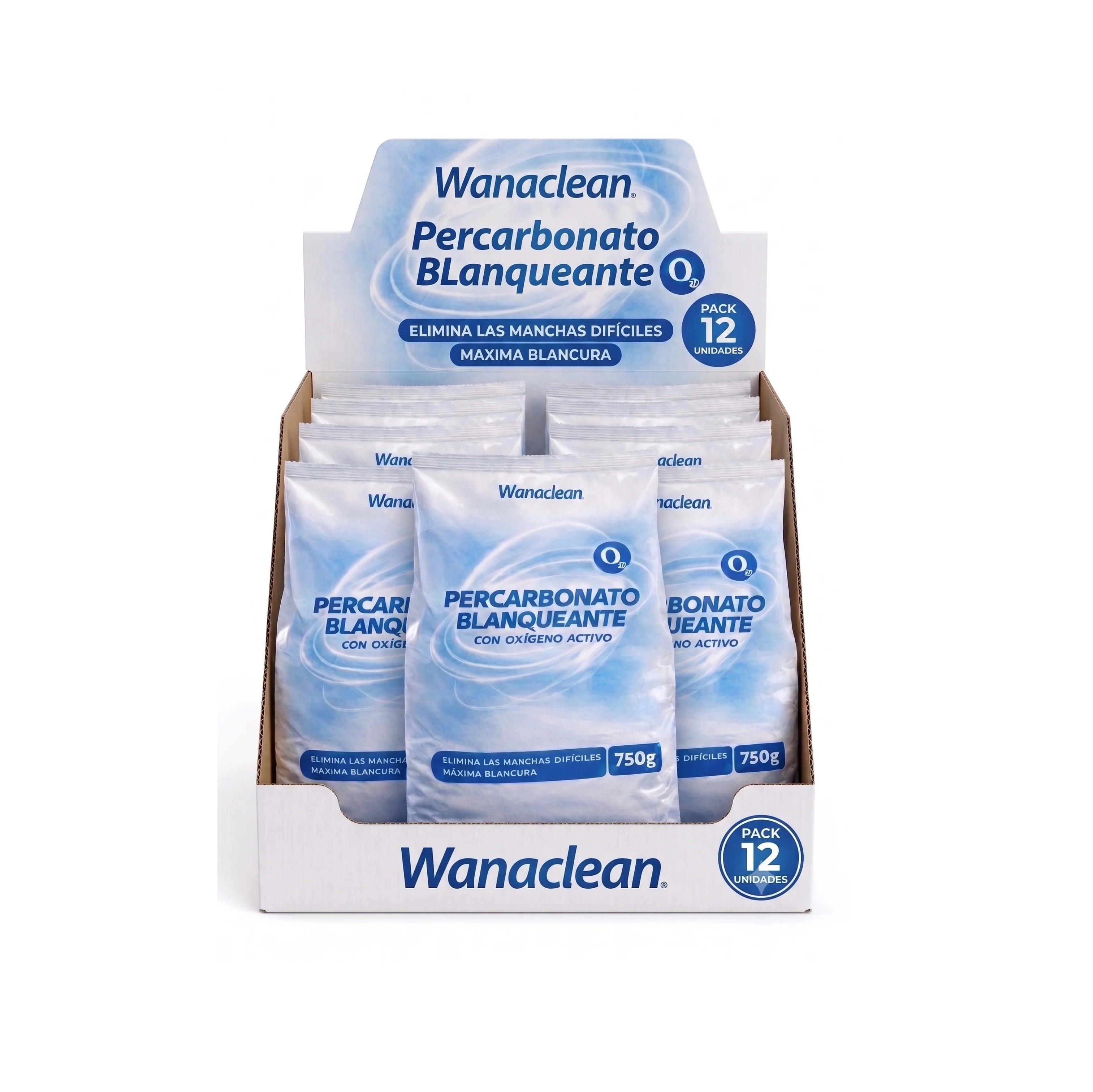PACK 12 PERCARBONATO PREMIUM WANACLEAN