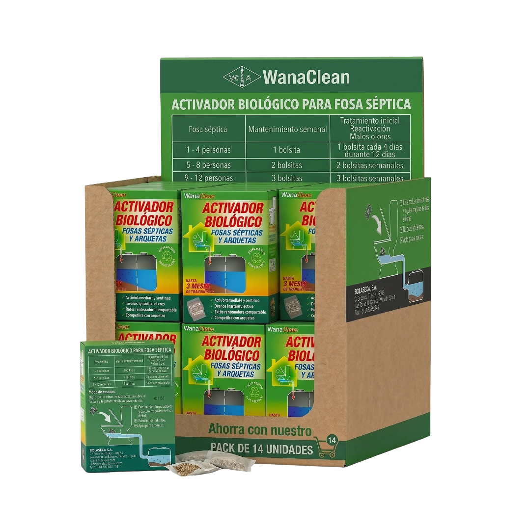 PACK ACTIVADOR BIOLOGICO IND 14UDS WANACLEAN